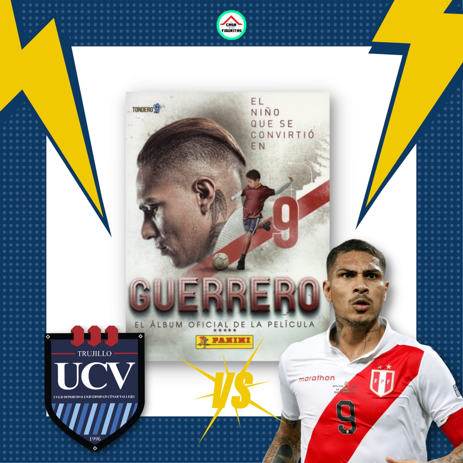 El album Panini de Paolo Guerrero