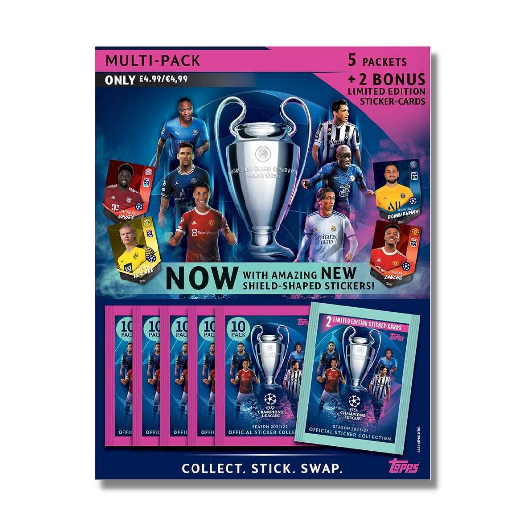 Multipack Stickers UEFA Champions League 2021 Topps