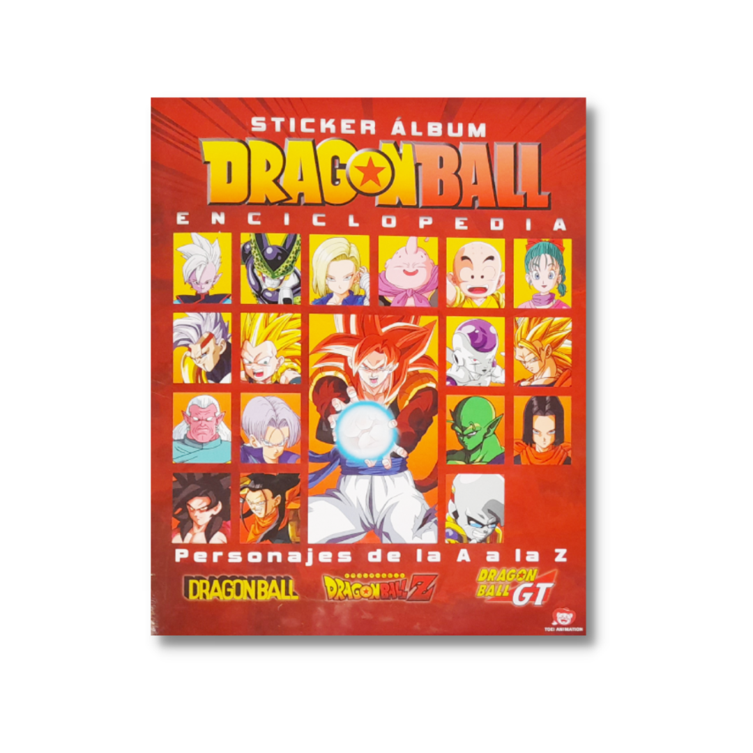 Album Dragon Ball Enciclopedia de la A a la Z Completo