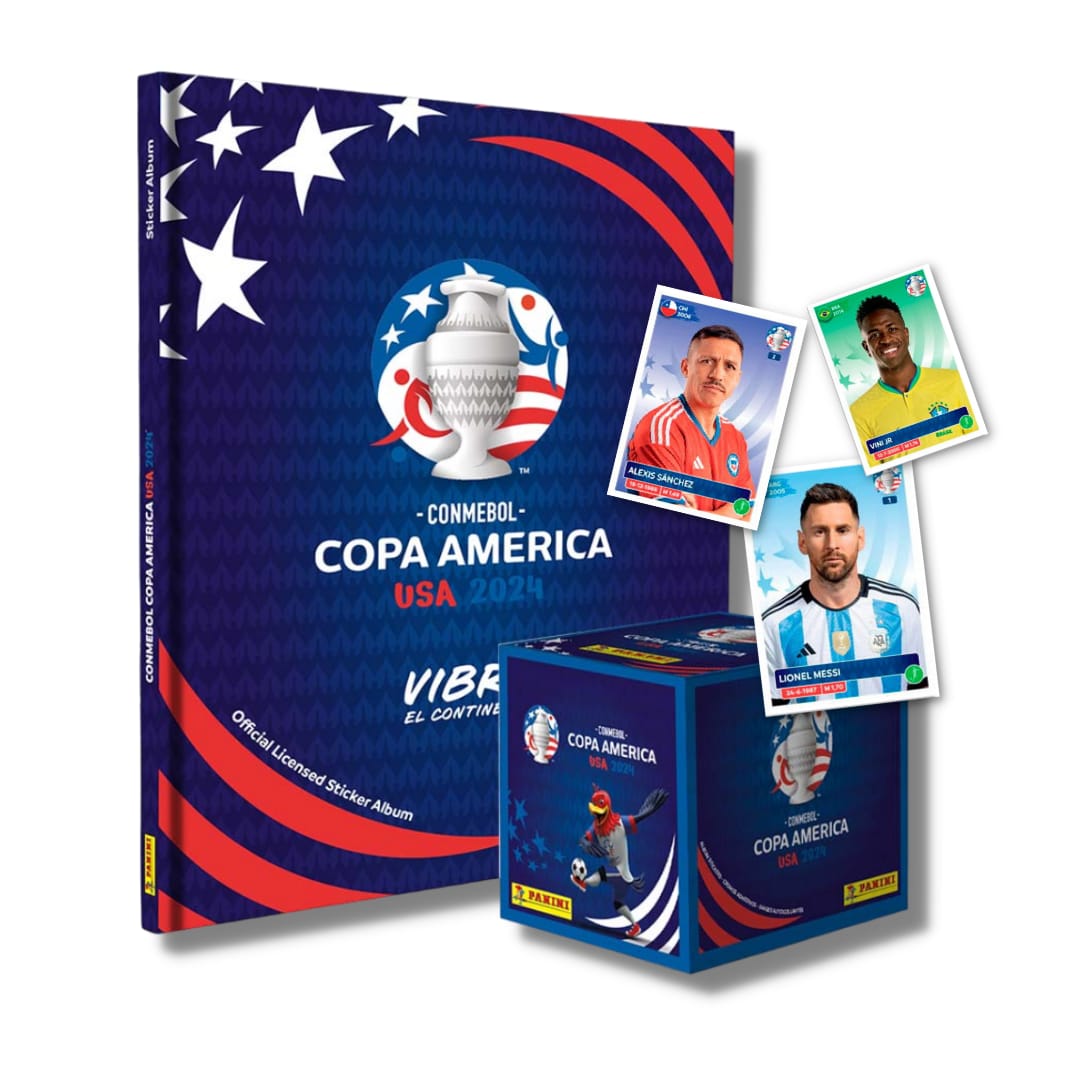 Album Copa America 2024 Panini Tapa Dura + Set Completo A Pegar