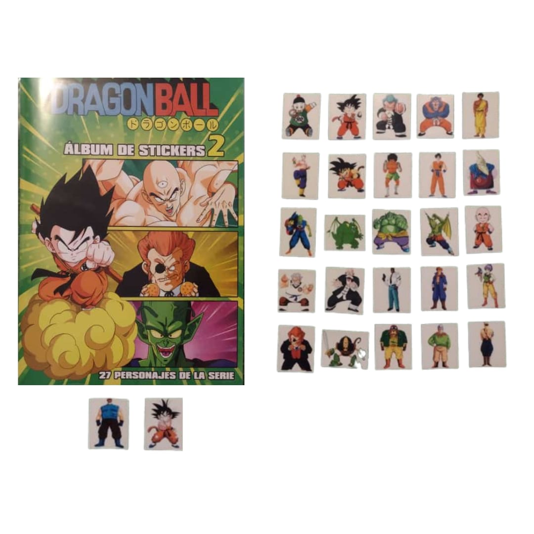 Album Dragon Ball 2 Personajes Ministickers Completo