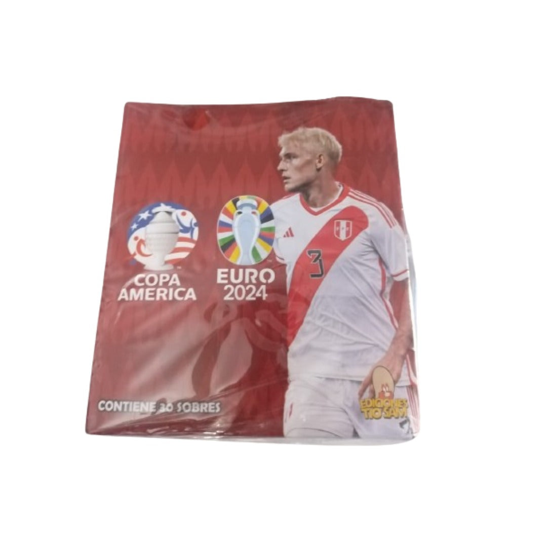 Caja Sellada Trading Cards Copa America 2024 + Eurocopa 2024